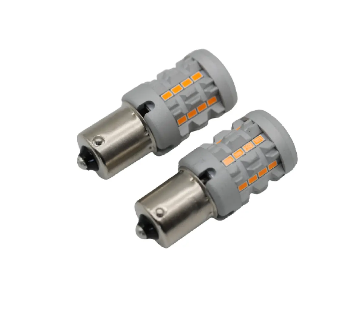 Himod Ba15s Led Bulbs Amber (Pair) 1