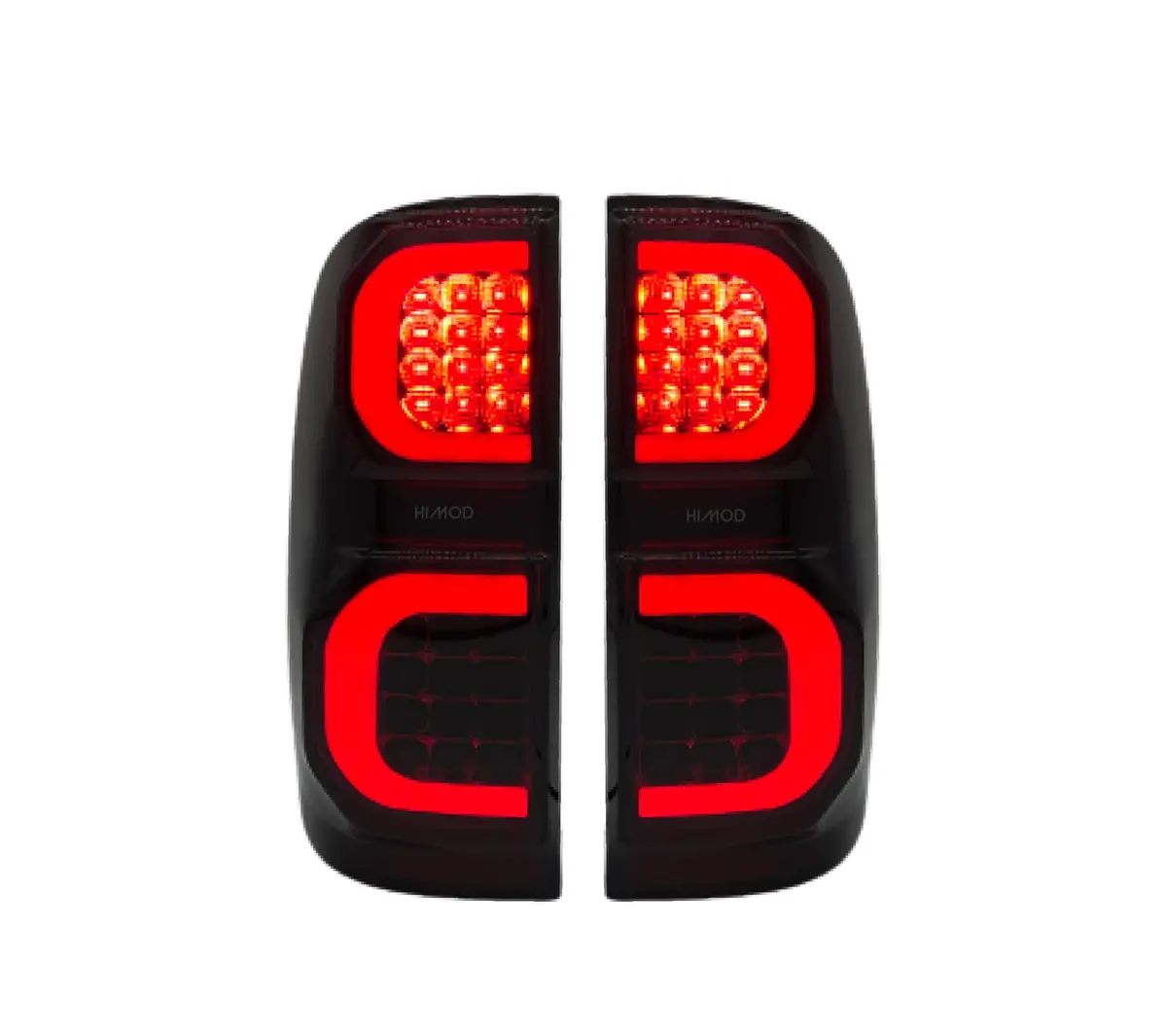 Led Tail-Lights Suitable For Toyota Hilux 2005 - 2015 | Blacked Out V1 1