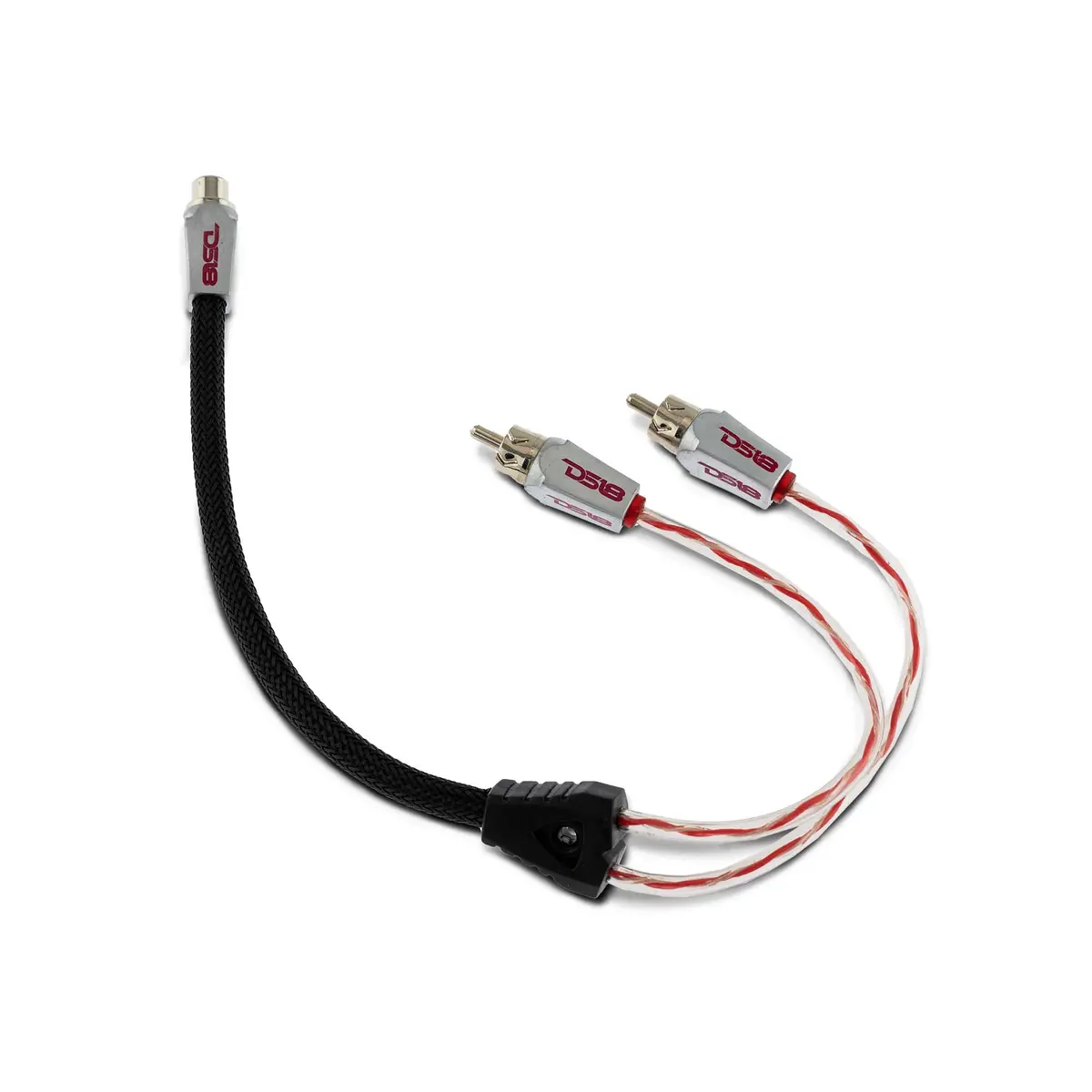 Level 3 Rca 100% Copper Ofc Y Connector 1 Female To 2 Male - Black - Red 2