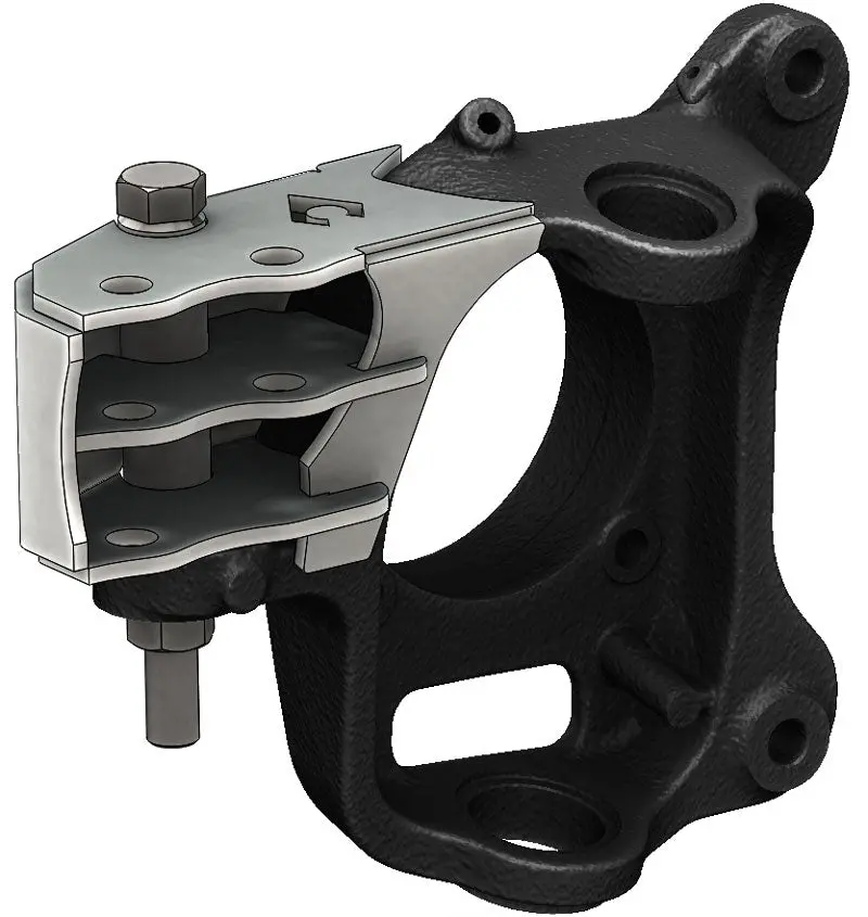Crossover Weld-On High Steer Arms - 05+ Superduty 1