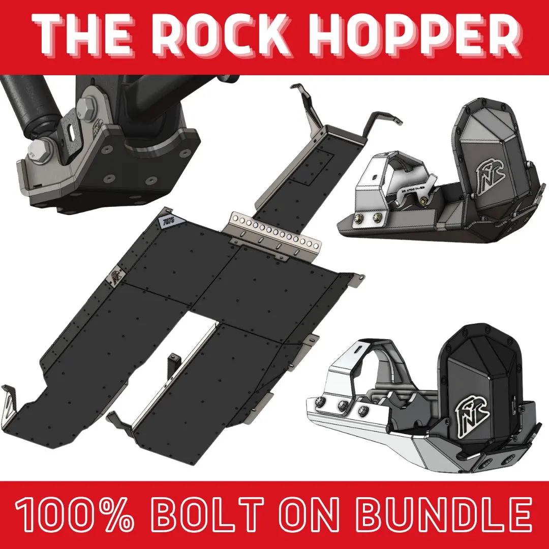 Rock Hopper Bundle: Undercarriage Skid Package (392 Jlu - Bare Metal) 1