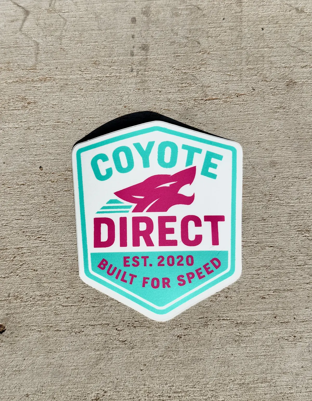 Coyote Direct Retro Decal 1
