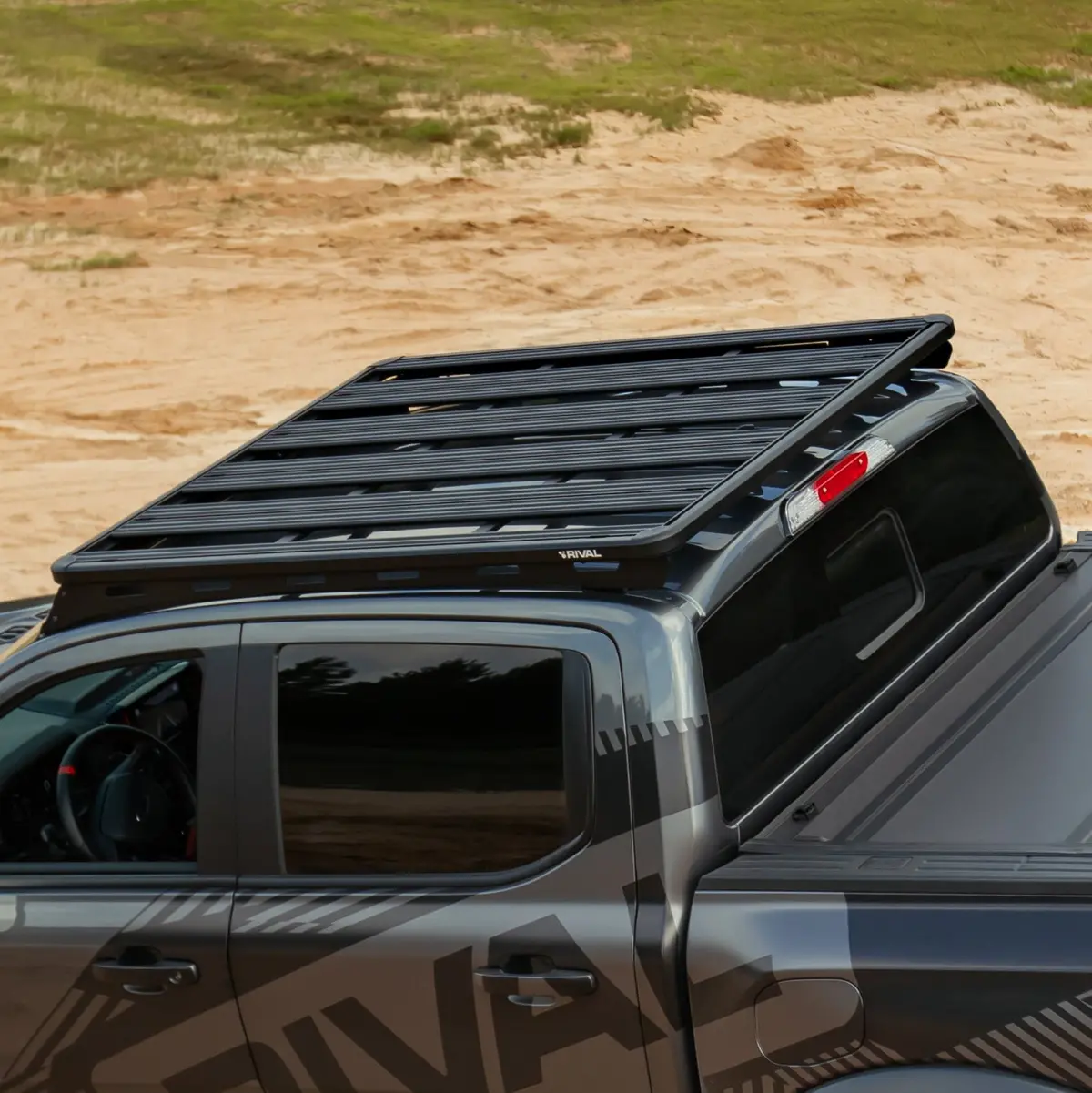 Rival Aluminum Quietest 90 Mph Roof Rack 2024-2026 Ford Ranger 2024-2026 Ford Ranger Raptor 1