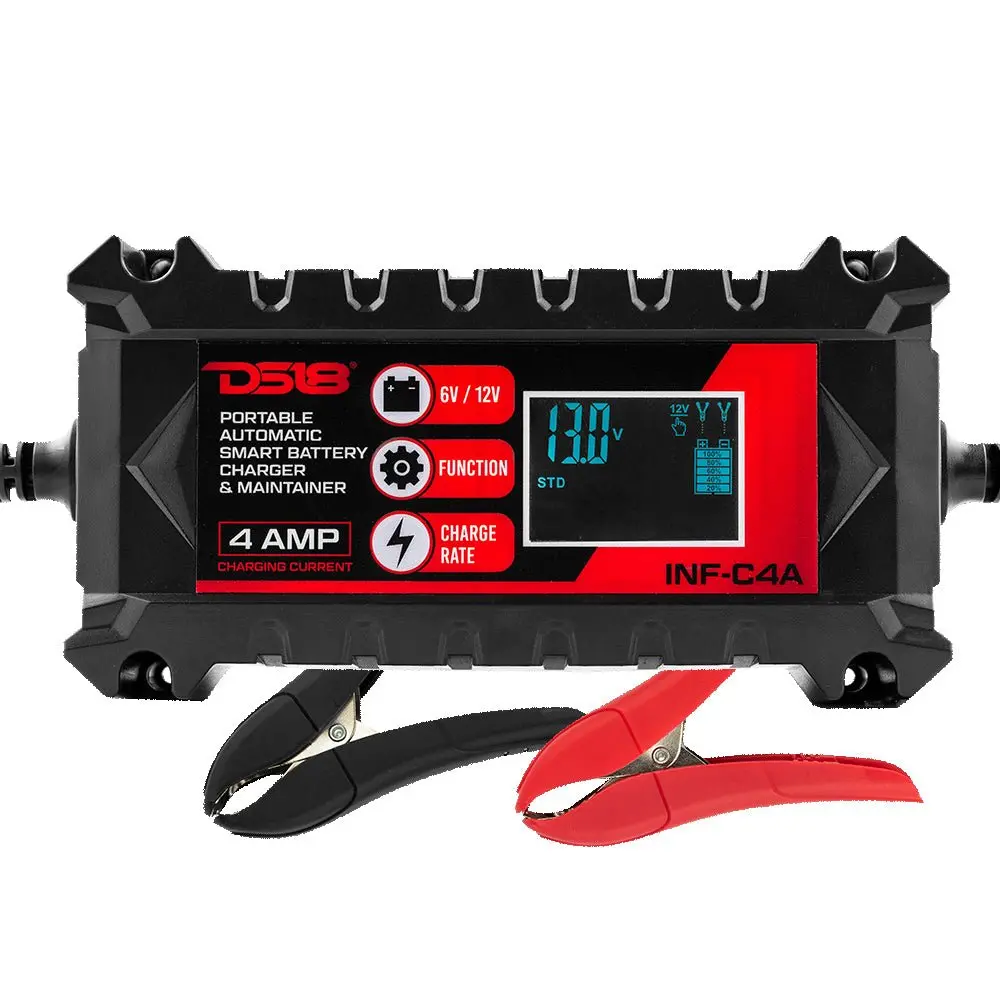 4 Amp Automatic Smart Lithium And Agm Car Battery Charger & Maintainer 1