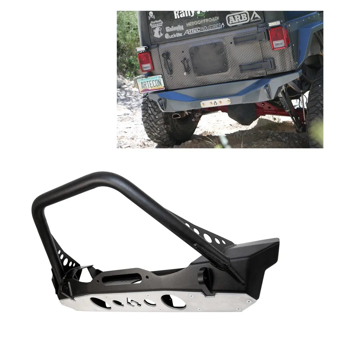 Jk Exterior Package: Bumpers *Free Dual Light Mounts, Free Hat, And $100.00 Instant Rebate! 1