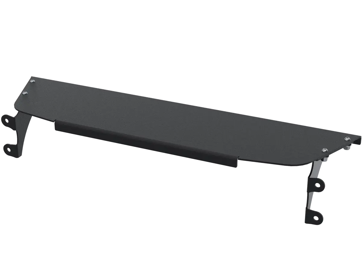 Jl, Jt, Jk Sentinel Front Bumper No Winch Block-Off Plate – Black Powder Coat 1