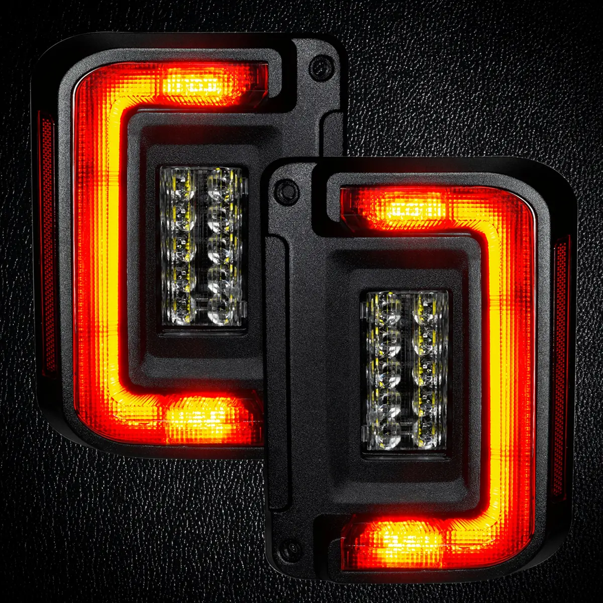 V2 | 2007-2017 Jeep Wrangler Jk Flush Mount Led Tail Lights | Low-Profile Trail Protection 1