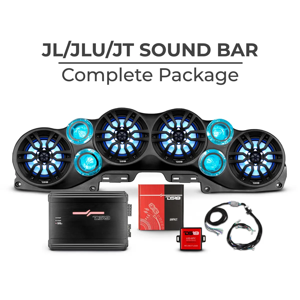 Jeep Jl/Jt 2018–2023 Overhead Sound Bar Package 1