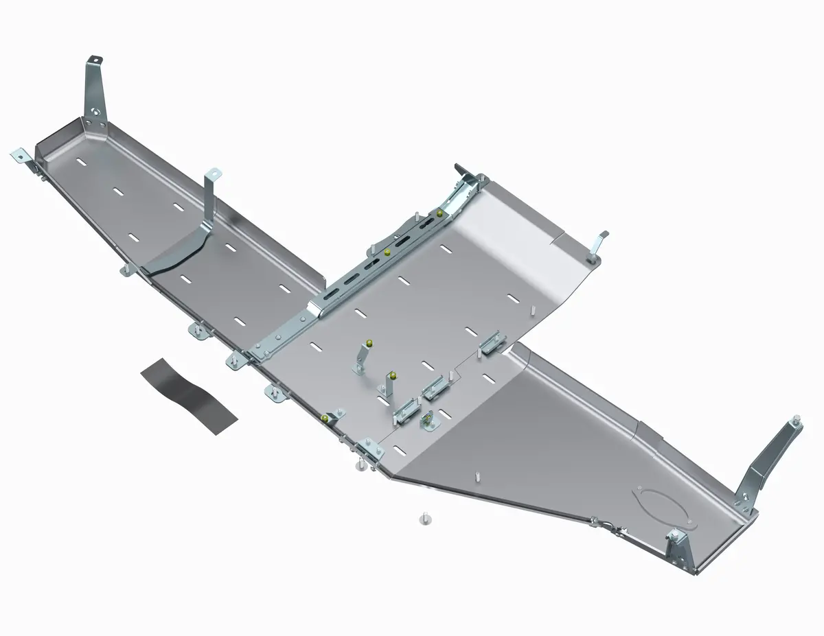 Jl 4Xe Bellypan Skid With Oil Door 4Dr 2.0L 2021-Up 1