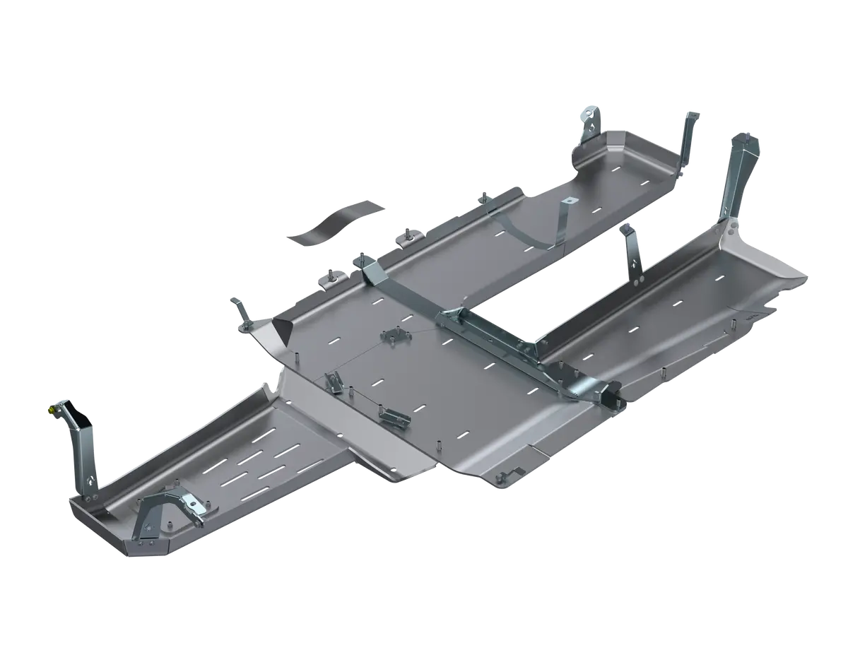 Jlu 392 Bellypan Skid With Magnaflow Exhaust Skid 1