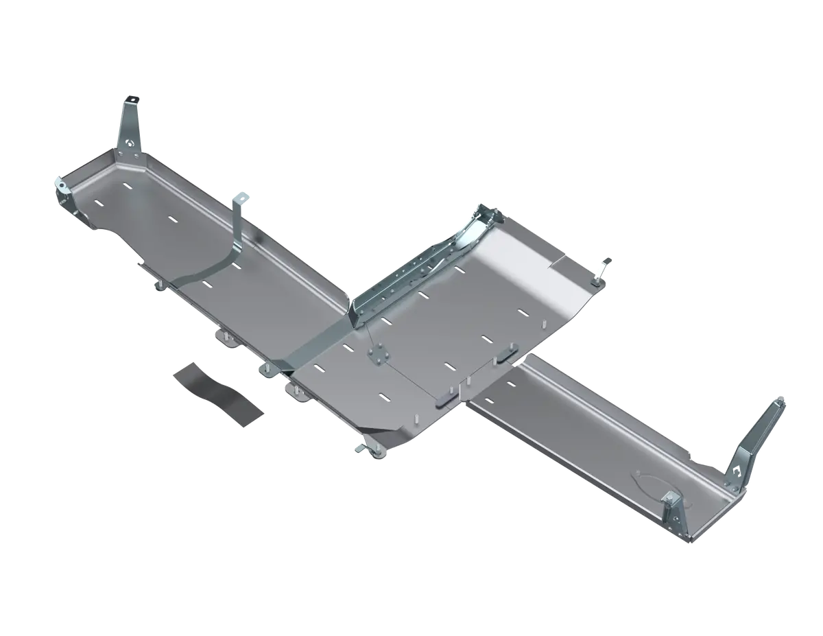 Jlu Full Bellypan With Oil Door - 4 Door 2.0L Aluminum 2018+ 1