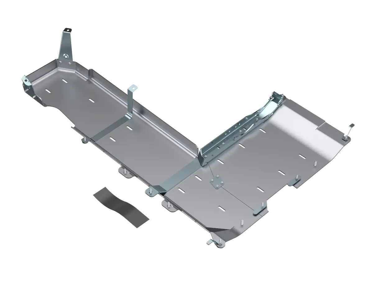 Jlu T-Case/Fuel Skid Kit Only - 4 Door 3.6L Aluminum Pre-2018 1
