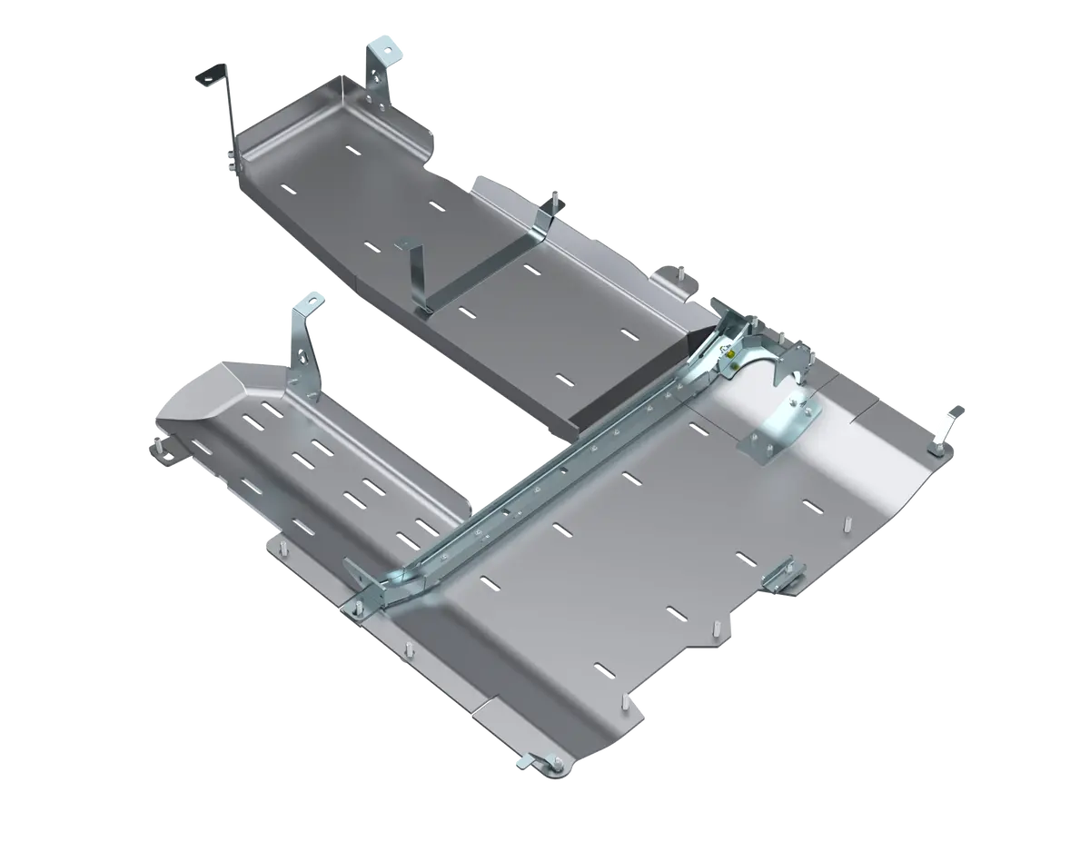 Jlu T-Case/Fuel Skid/ Dpf Only -  4 Door 3.0L Diesel Aluminum 1