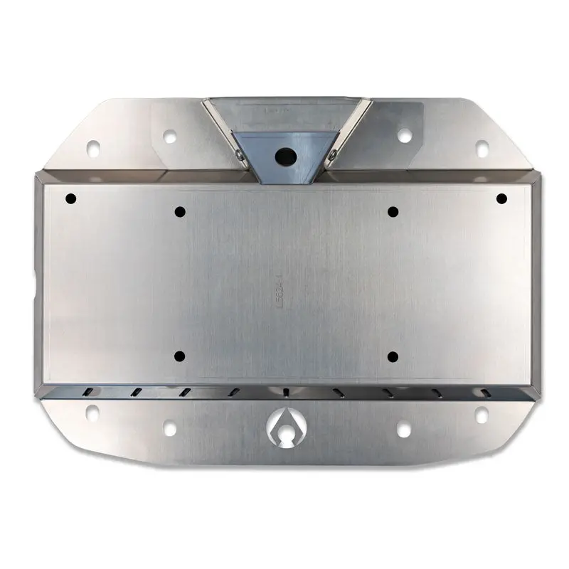 Jl Spare Tire Delete Kit - Bare Aluminum 1