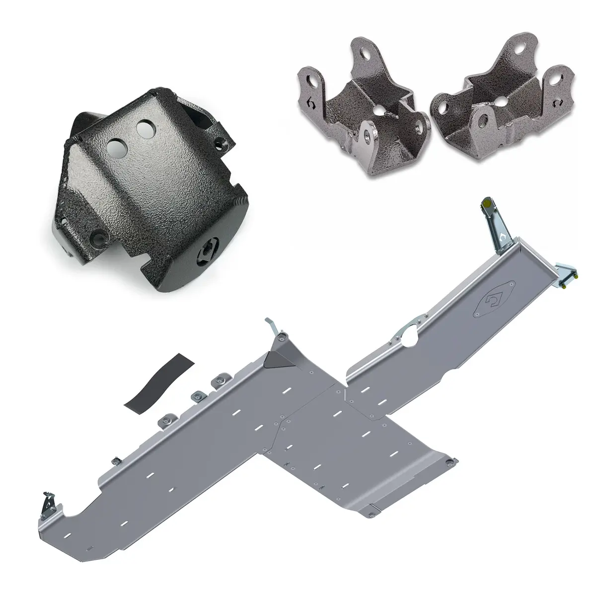 Jlu 3.6L Pre - 2018 Protection Package: Bellypan *100.00 Instant Rebate, Free Front And Rear Axle Skids, And Free Hat! 1