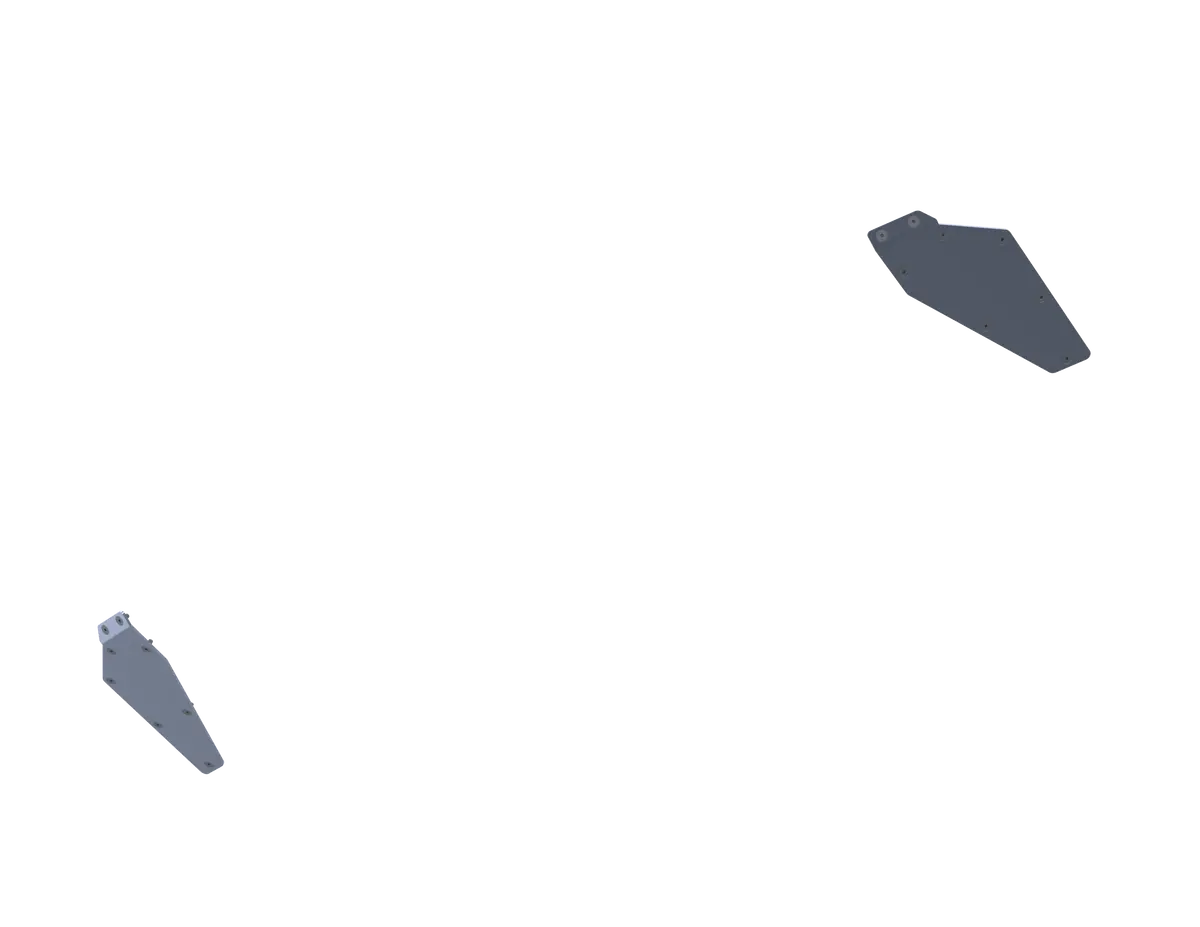 High Clearance Comp Rear Bumper Corner Pod Skid 1