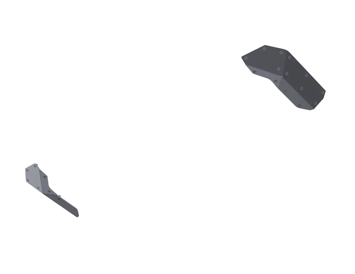High Clearance Rear Bumper Corner Pods Skids 1
