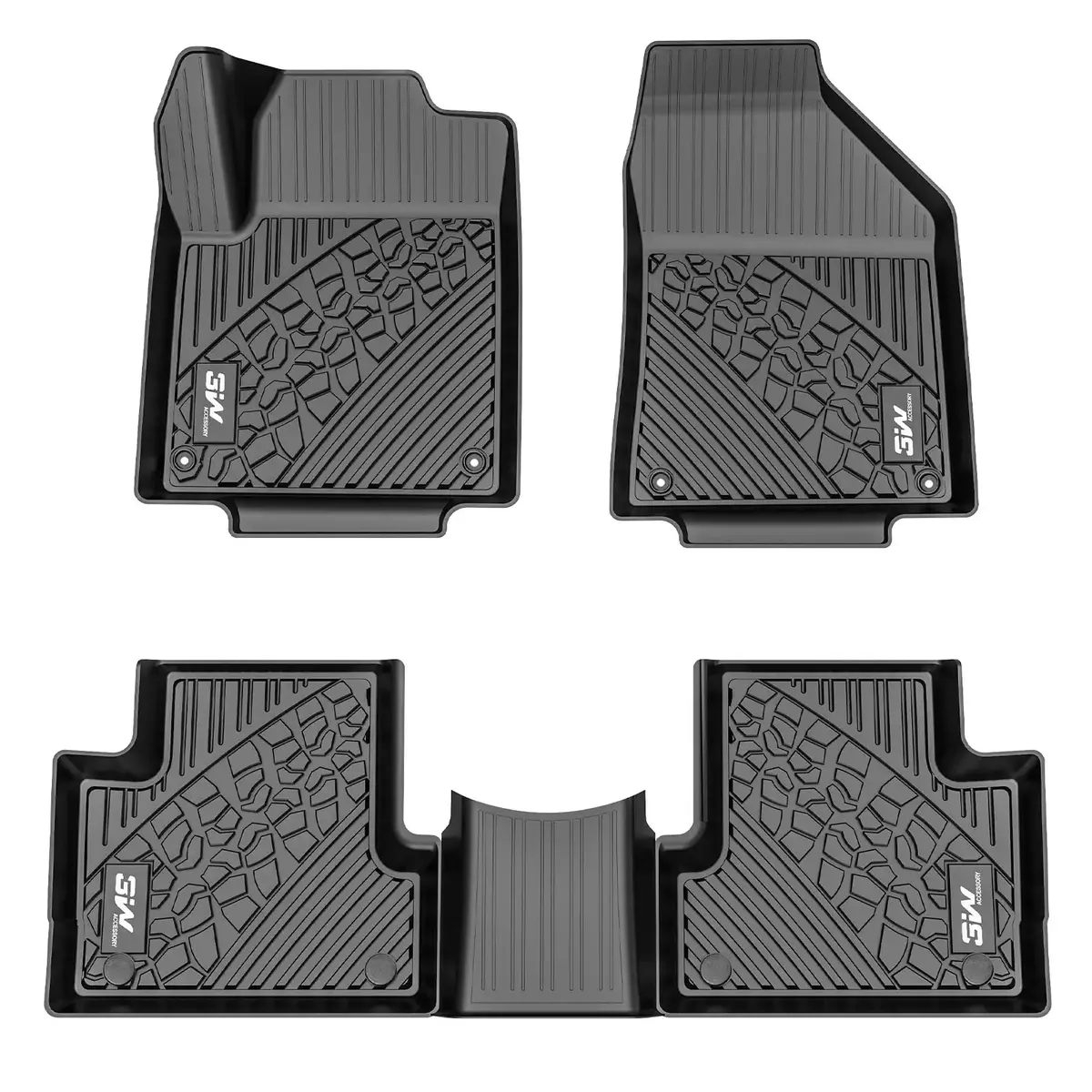 Jeep Cherokee 2015-2023 Custom Floor Mats Thorex™ All-Weather Protection 1
