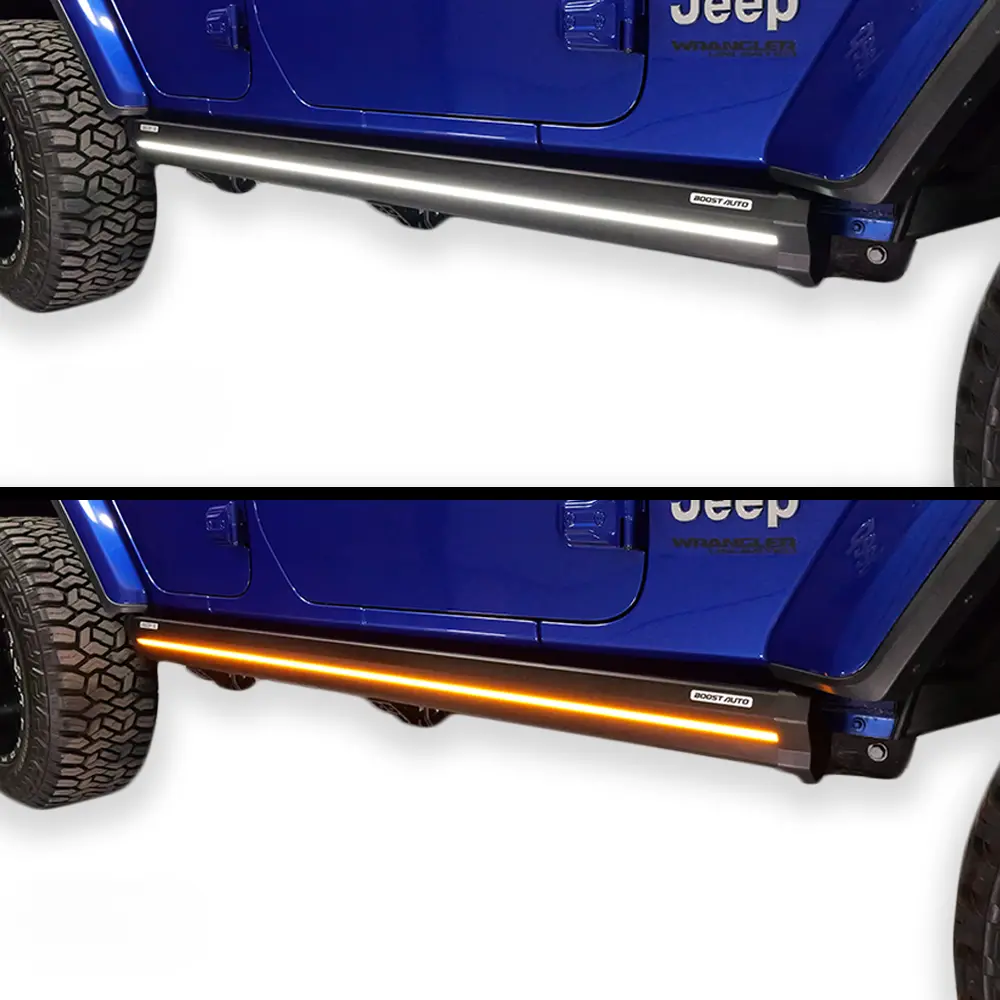 Lumastep M2 Powered Light Up Running Boards | 2018-2026 Jeep Wrangler Jlu 7