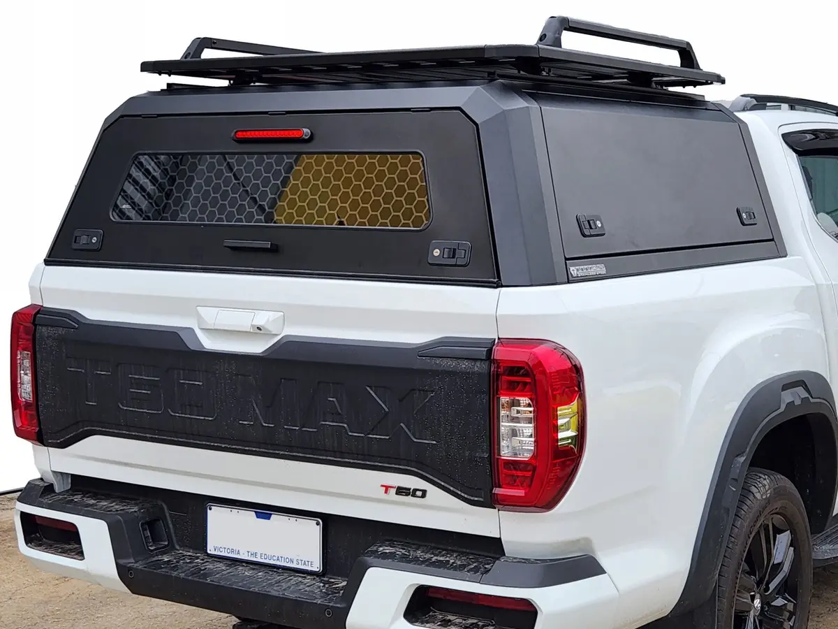 Ldv T60 Max (Luxe, Pro) Dc 2019-2025 Black Titan Hybrid Canopy - Stainless Steel Alloy Modular 1