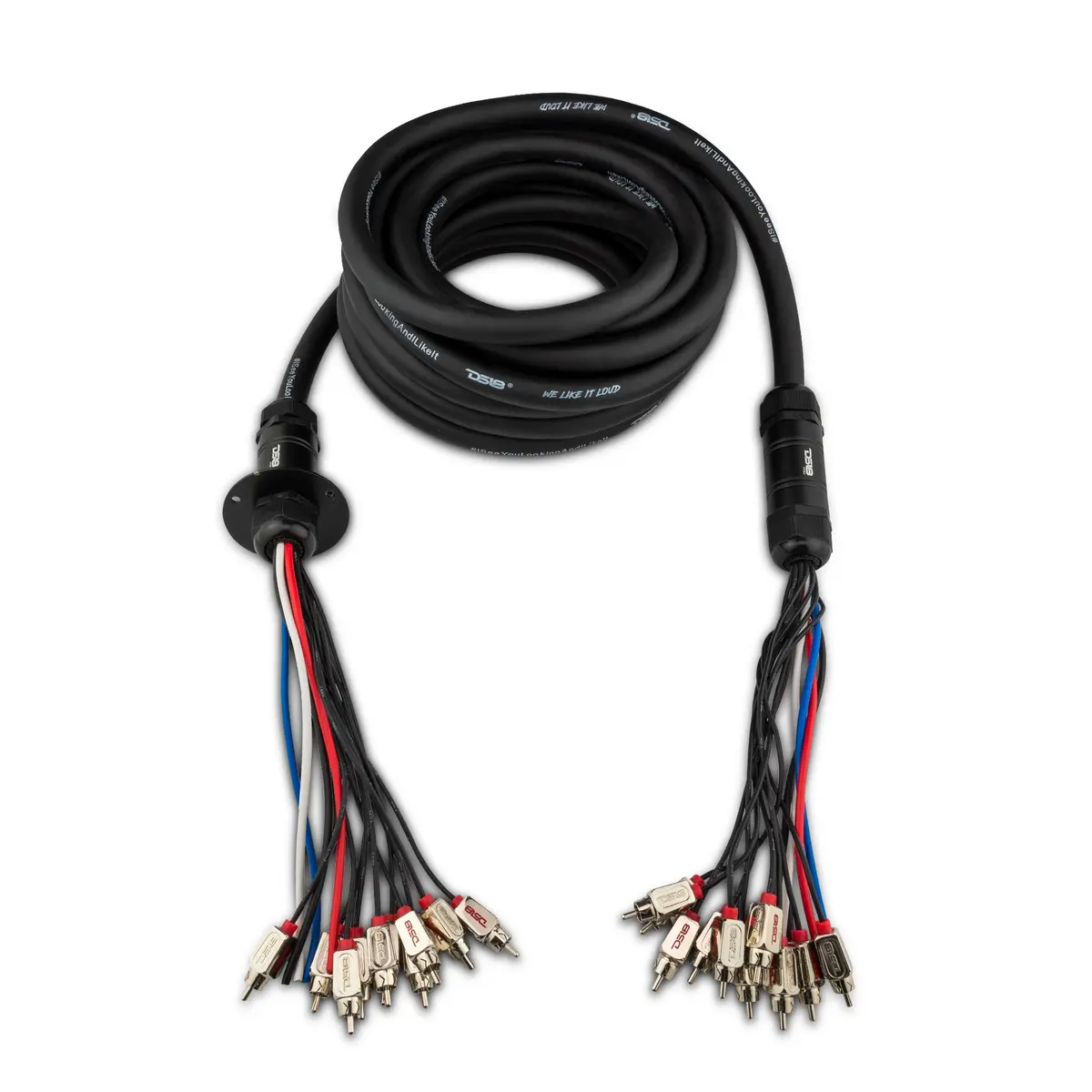 Snake, Medusa 10 Channel Rca And 4 X 12Ga Ofc Power Wire 30 Feet 1