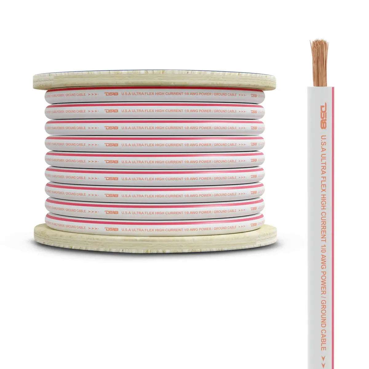 0-Ga Marine Grade Tinned 100% Copper Ofc Power Wire -25 Feet 1