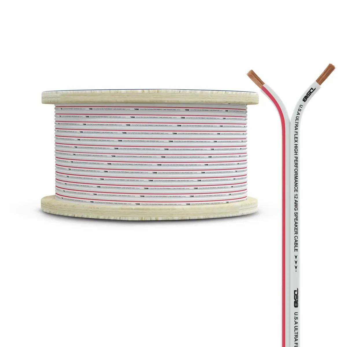 12-Ga Marine Grade Tinned 100% Copper Ofc Speaker Wire -150 Feet 1