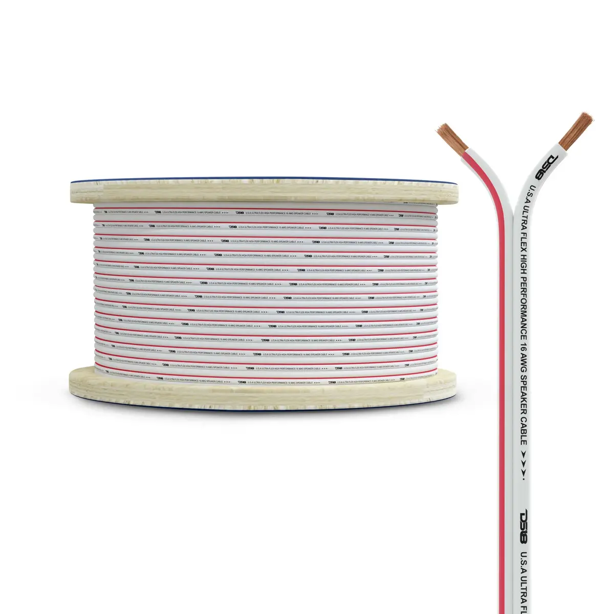 16-Ga Marine Grade Tinned 100% Copper Ofc Speaker Wire -150 Feet 1
