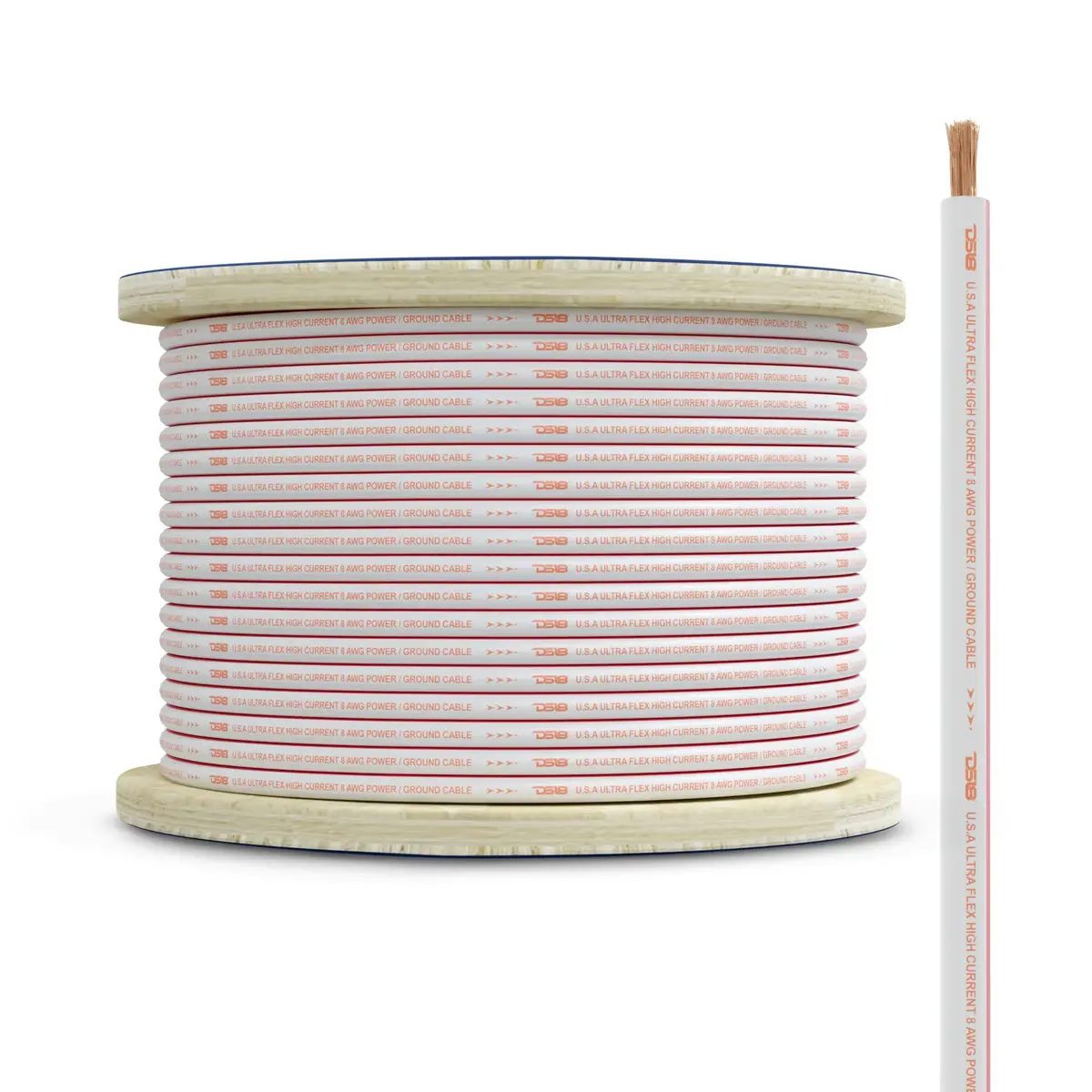 8-Ga Marine Grade Tinned 100% Copper Ofc Power Wire -100 Feet 1