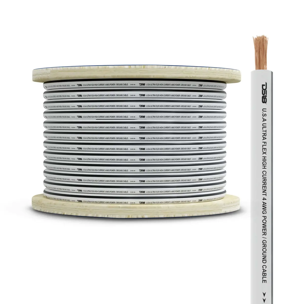 4-Ga Marine Grade Tinned 100% Copper Ofc Ground Wire -50 Feet 1