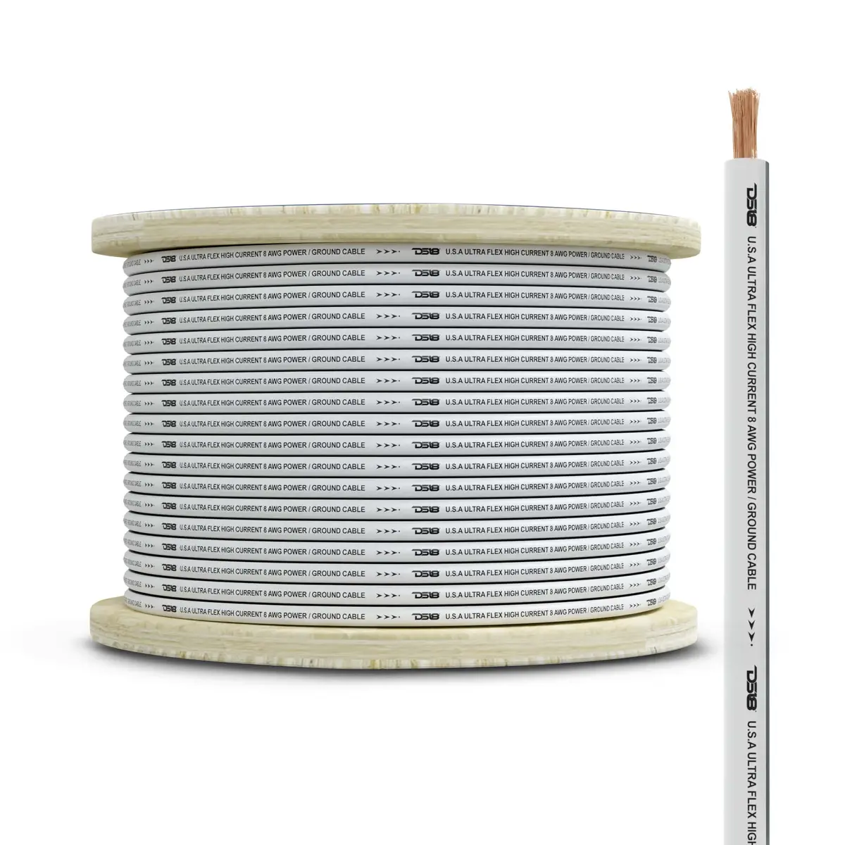 8-Ga Marine Grade Tinned 100% Copper Ofc Ground Wire -100 Feet 1
