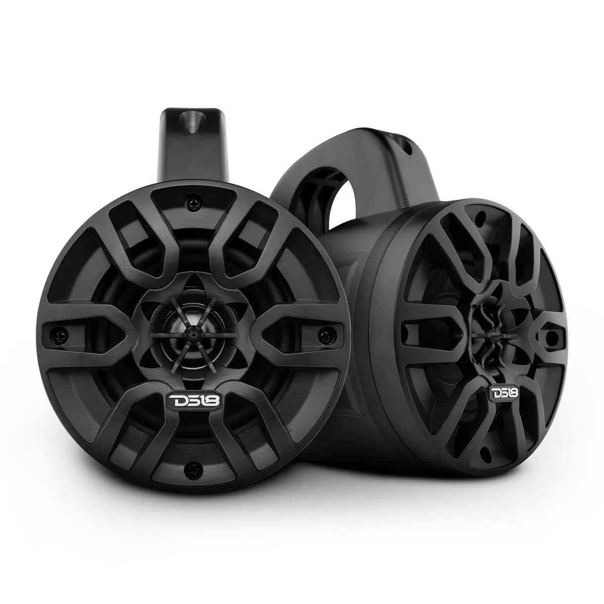 Mp 4" Wakeboard Tower Speakers 50 Watts Rms -Black 1