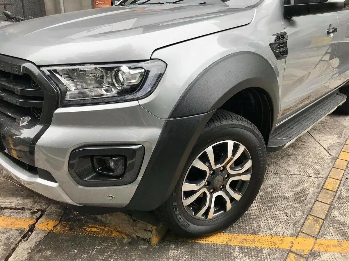 Ford Ranger Px2 Px3 Dc 2015-2018 Max Fender Flares Wheel Arch Matte Black Without Bolt 1