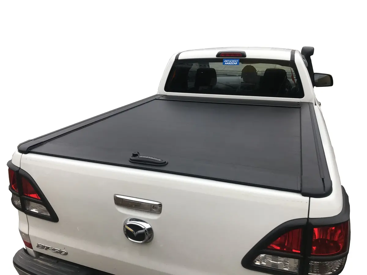 Mazda Bt-50 Ec (Up, Ur) 2012-2020 Manual Roller Shutter Cover For Sports Bar Tonneau Hard Lid 1