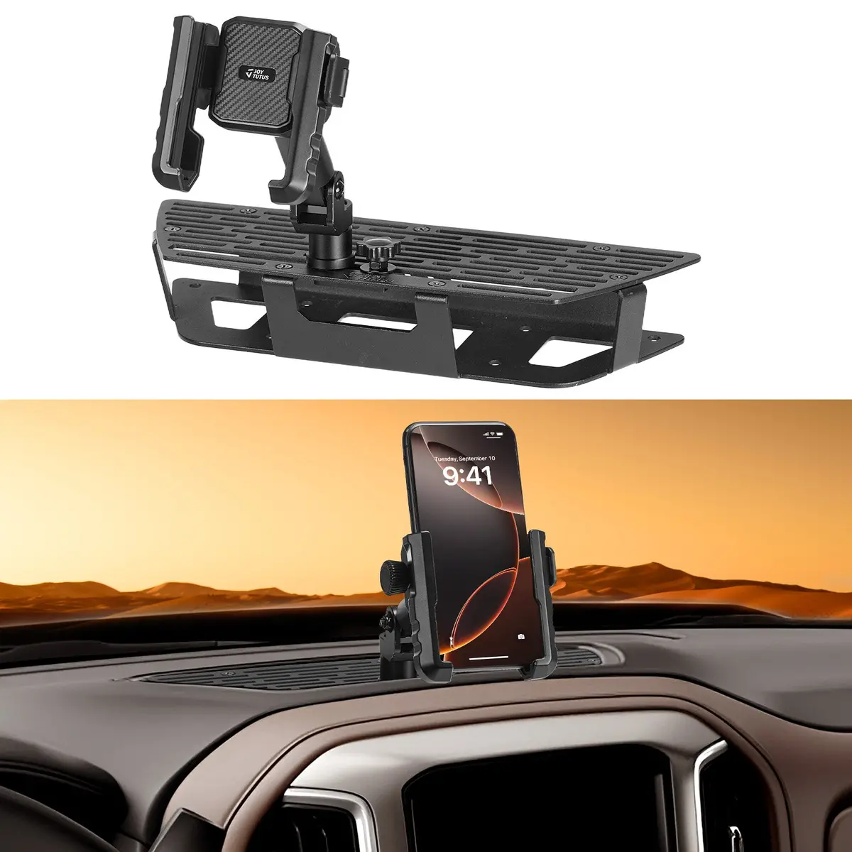 Metal Dash Mount Phone Holder Compatible With 2019-2022 Silverado & Sierra 1