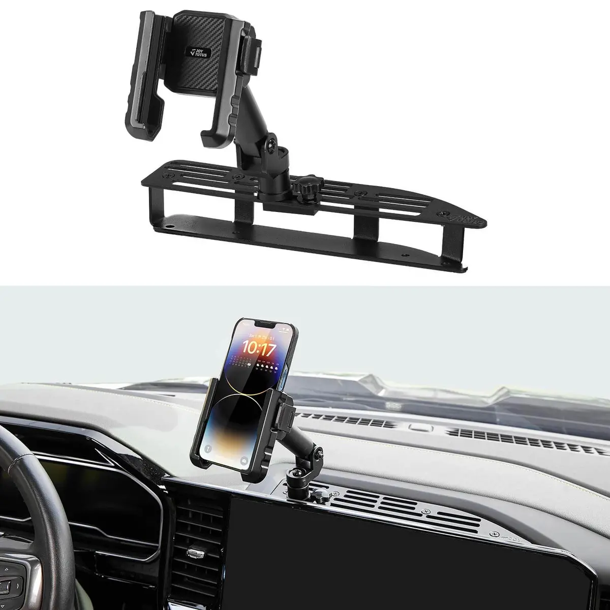 Metal Dash Platform Mount Phone Holder Compatible With 2022+ Silverado & Sierra 1
