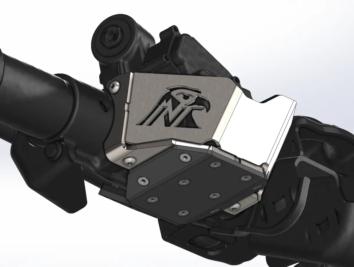 Jl/Jt Front Axle Disconnect Skid (Fad Skid W/Uhmw) 1