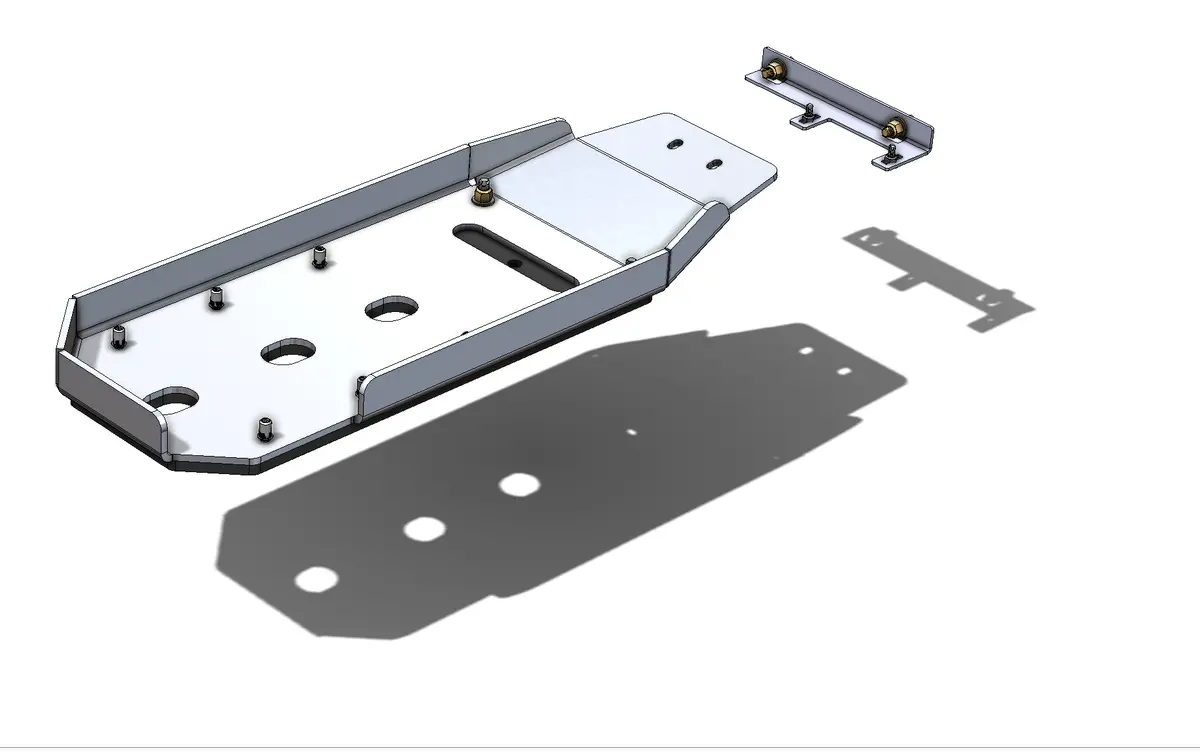 Jlu E-Torque Mod Skid (Gas 4Dr Modular Skid Kit) 2