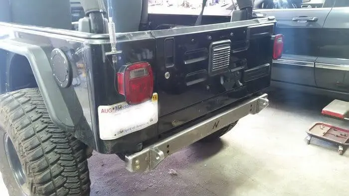 Tj/Lj Ultra High Clearance Rear Bumper 1