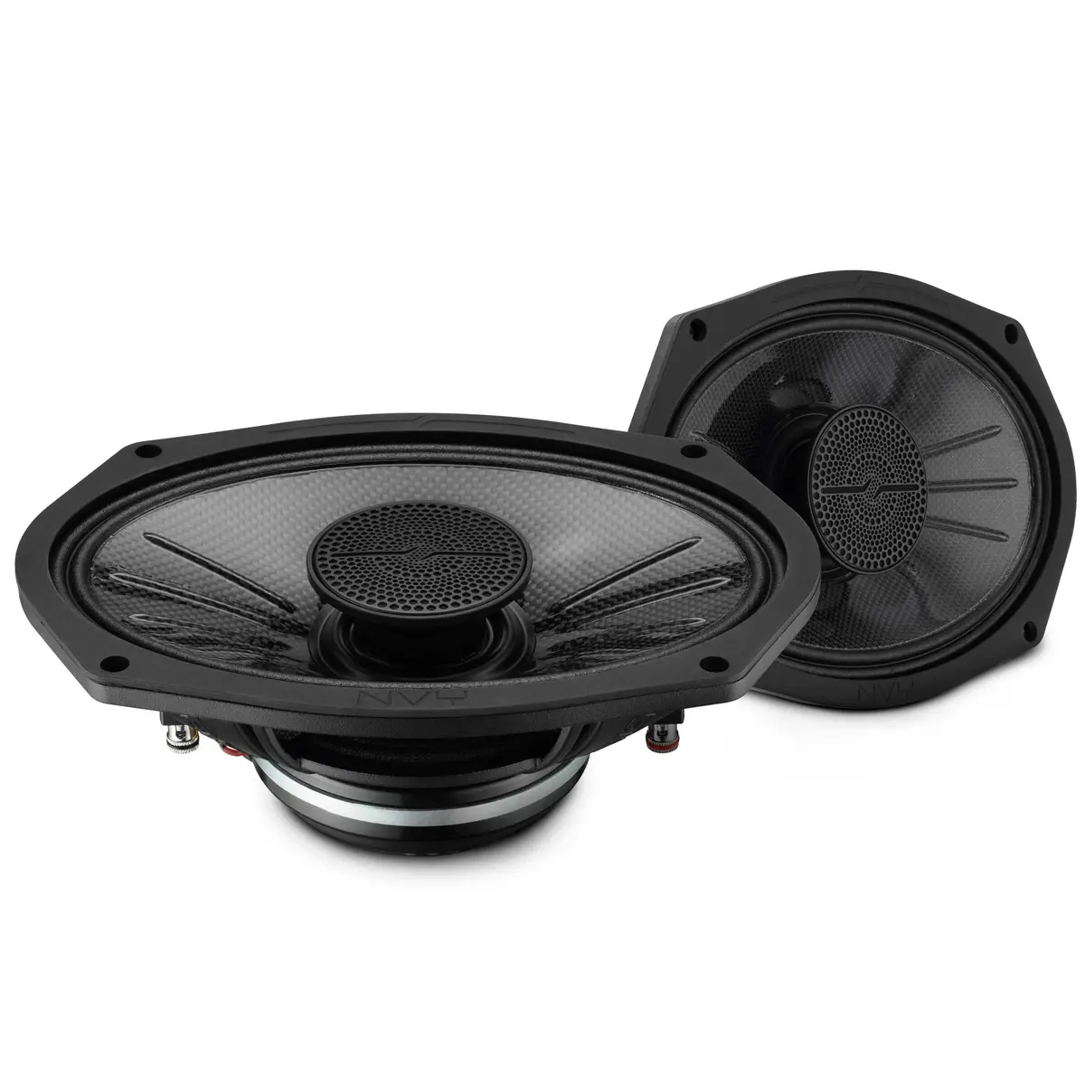 6X9” Slim Hybrid Loudspeakers With Compression Driver, Carbon Fiber Cone And Neodymium Magnet | 250W Rms 4-Ohm 1