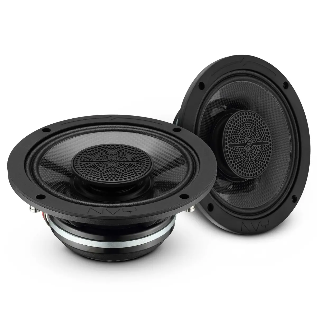 6.5” Slim Hybrid Loudspeakers With Compression Driver, Carbon Fiber Cone And Neodymium Magnet | 250W Rms 4-Ohm 1