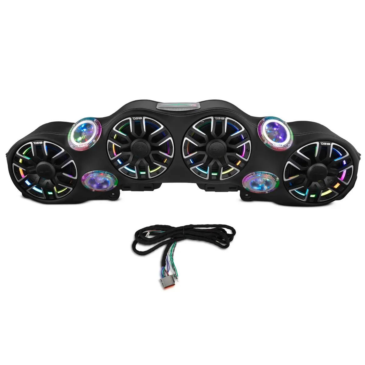 Jeep Jl/Jlu/Jt Loaded Sound Bar - 4X 8” Nvy-M8 Speakers, 4X Pro-Tw4ld Tweeters & Led Lighting 1