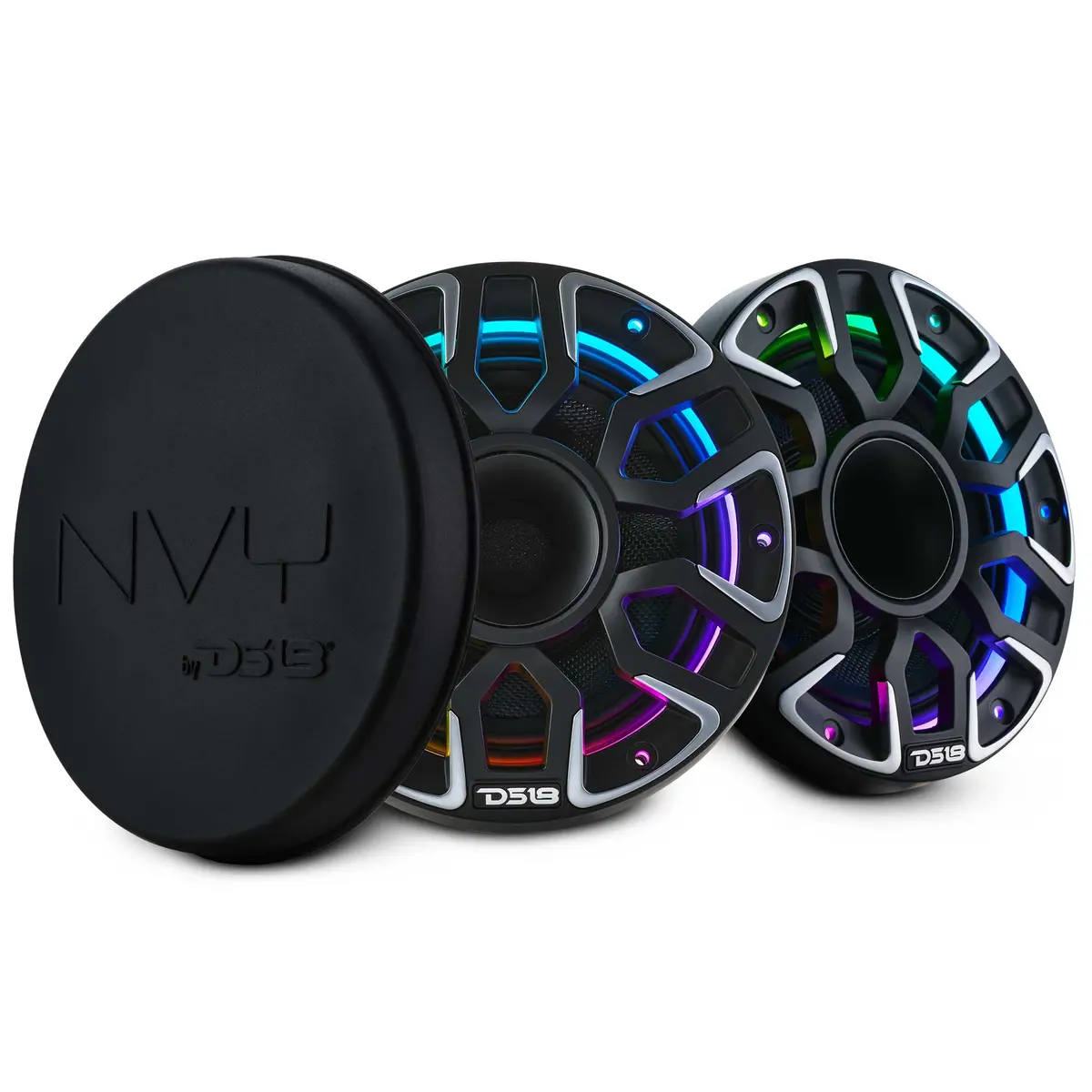 6.5” Marine Grade Hybrid Coaxial Speaker With Neodymium Magnet, Kevlar Cone, And Compression Driver | 200W Rms 4-Ohm 1