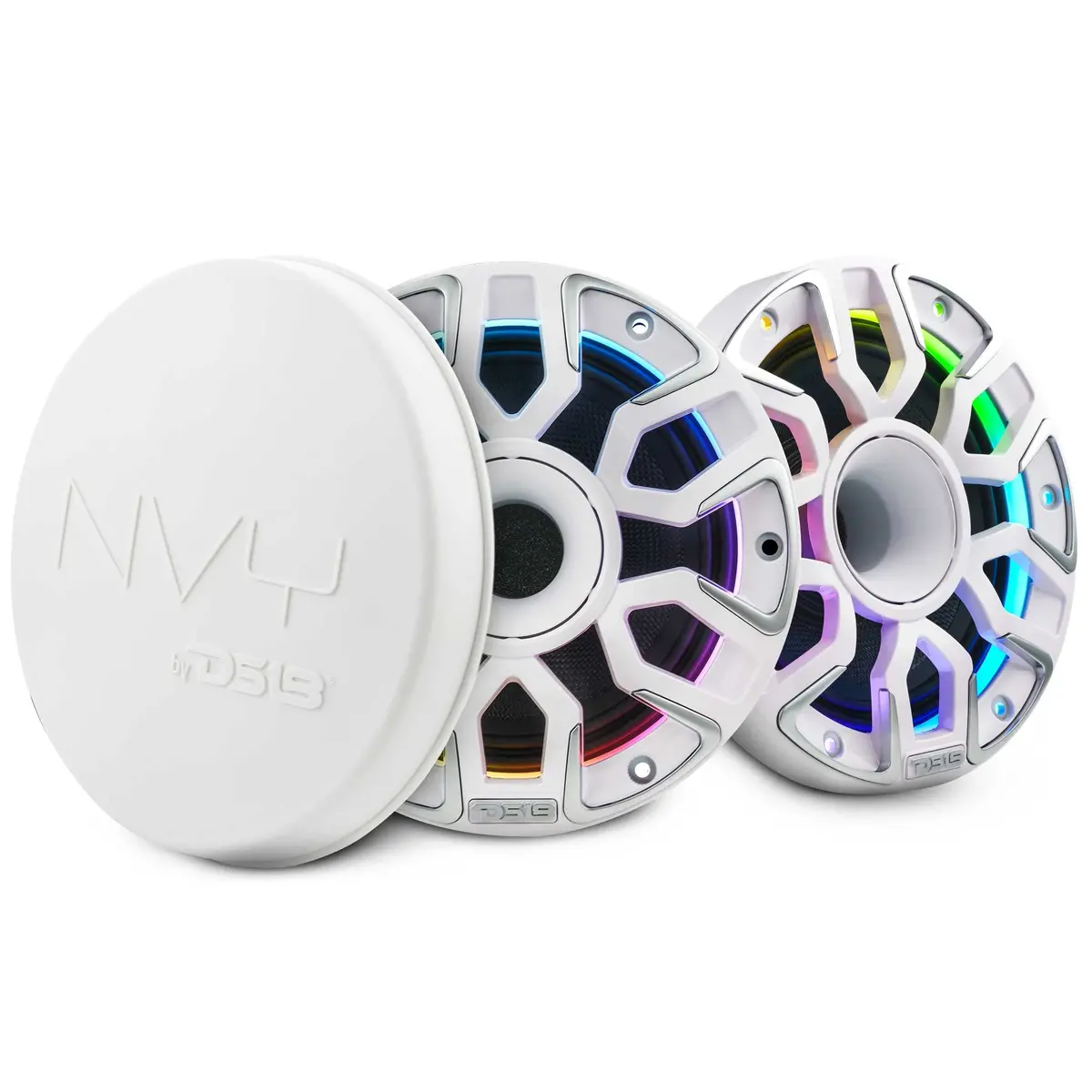 6.5” Marine Grade Hybrid Coaxial Speaker With Neodymium Magnet, Kevlar Cone, And Compression Driver | 200W Rms 4-Ohm 1