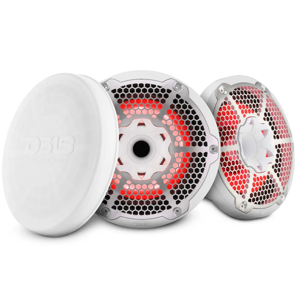 10” Marine 2-Way Hybrid Speaker With Rgb Led, Compression Driver And Neodymium Magnet | 450W Rms 4-Ohm 1