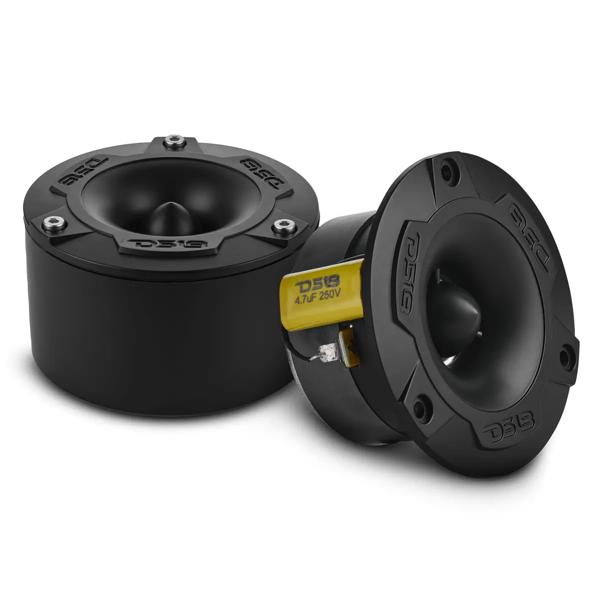 Nxl 3.8” Marine Water-Resistant Super Bullet Tweeter With 1” Aluminum Voice Coil | 120W Rms 4-Ohm 1