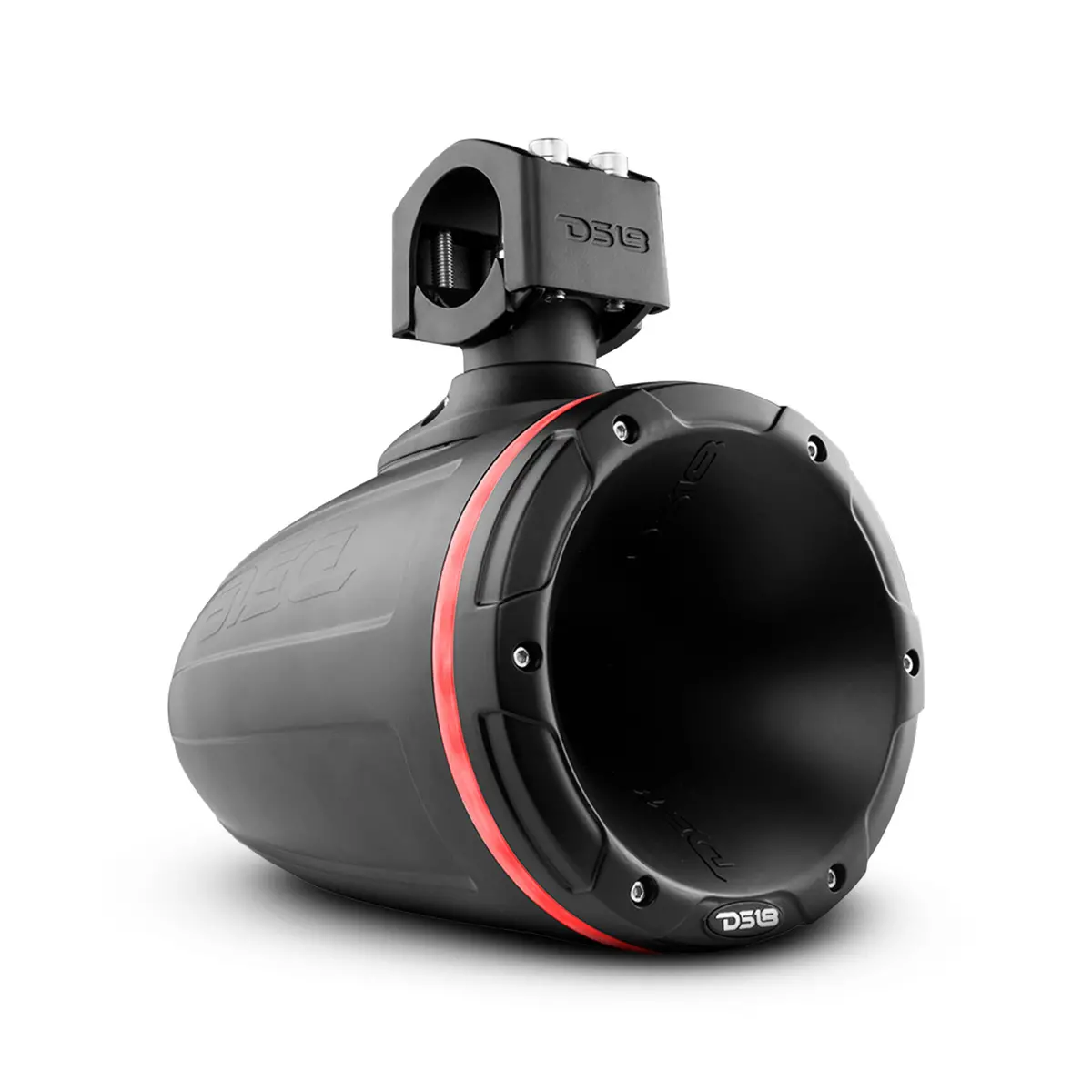 Nxl 7" Marine And Powersports Driver Tower With Led Rgb Lights 1.75" Vc 300 Watts Rms 1