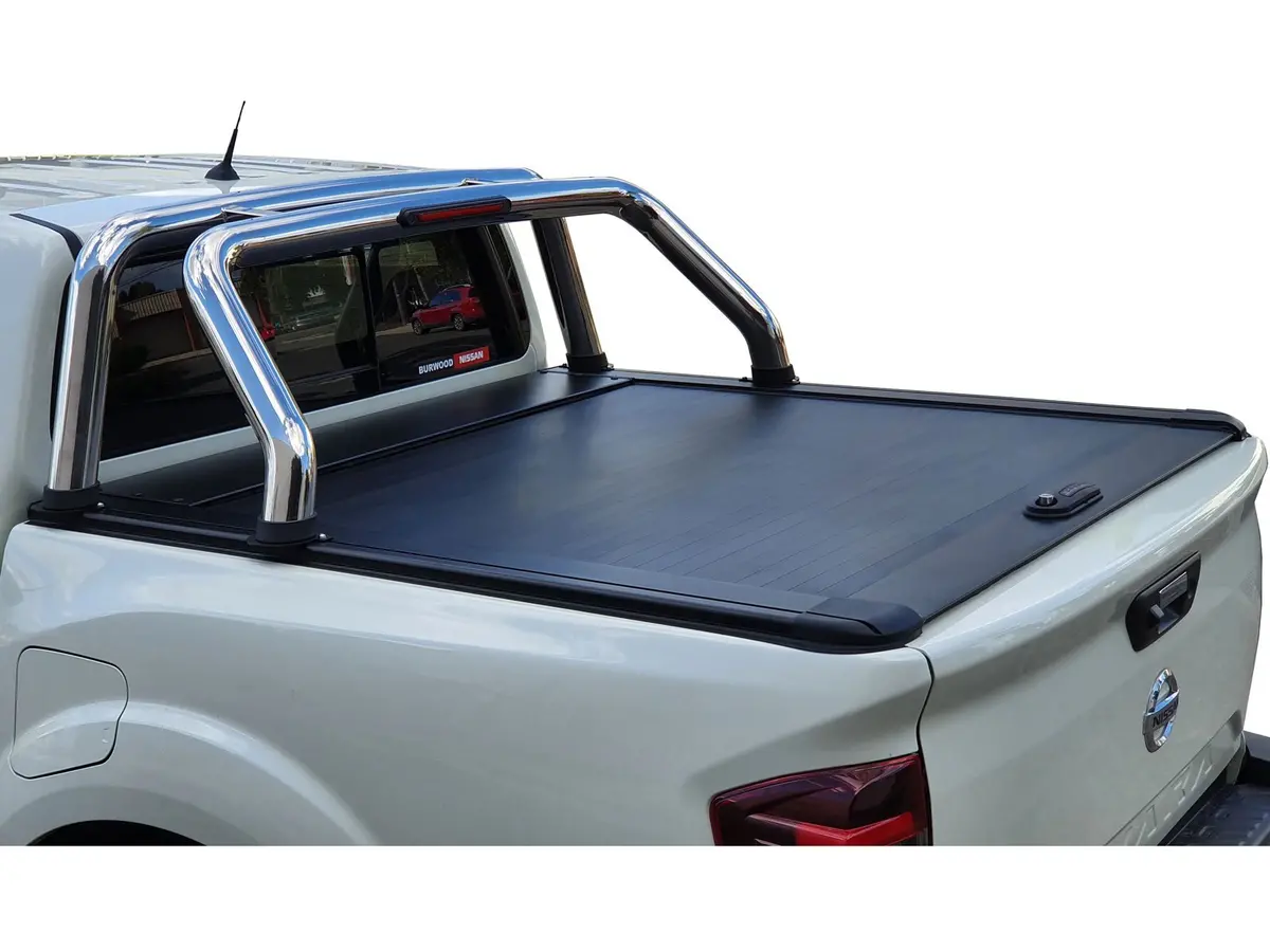 Navara Np300 Dc 2021+ Manual Roller Shutter Cover For Sports Bar Tonneau Hard Lid (Pro-4X, N-Trek, St, St-X, Rx, Sl) 1