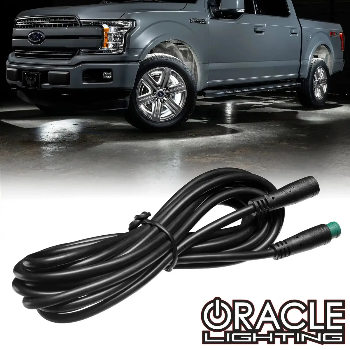 Oracle Lighting 10Ft Colorshift Rgb+W Rock Light & Wheel Ring Extension Cable 1