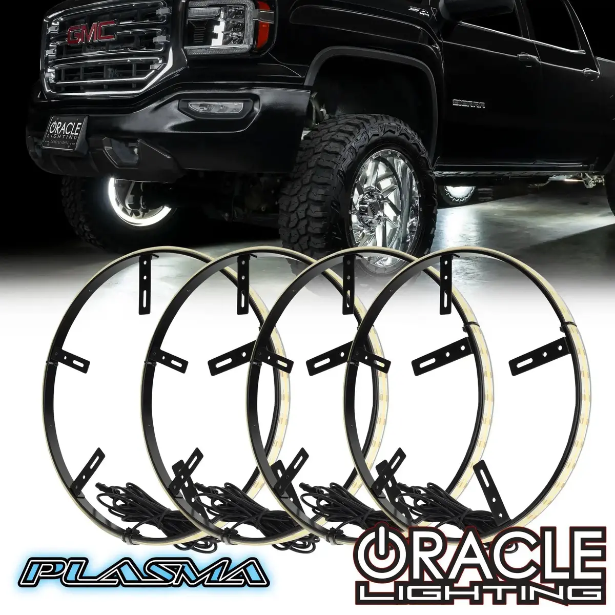 Oracle Lighting Led Illuminated Wheel Rings - 16.5" Plasma™ 1